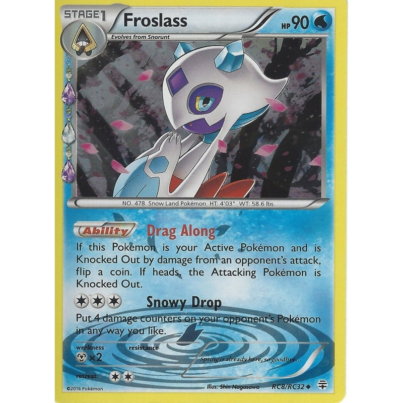 POKEMON GENERATION RADIANT COLLECTION - FROSLASS RC8/RC32 HOLO - Recaptured LTD POKEMON GENERATION RADIANT COLLECTION - FROSLASS RC8/RC32 HOLO - Recaptured LTD