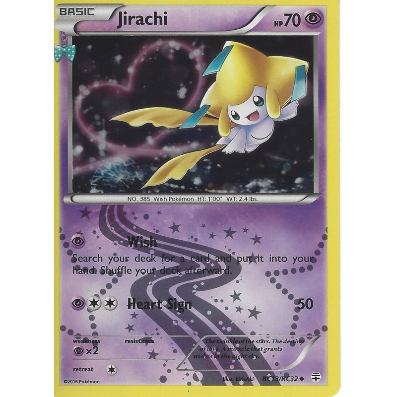 POKEMON GENERATION RADIANT COLLECTION - JIRACHI RC13/RC32 HOLO - Recaptured LTD POKEMON GENERATION RADIANT COLLECTION - JIRACHI RC13/RC32 HOLO - Recaptured LTD