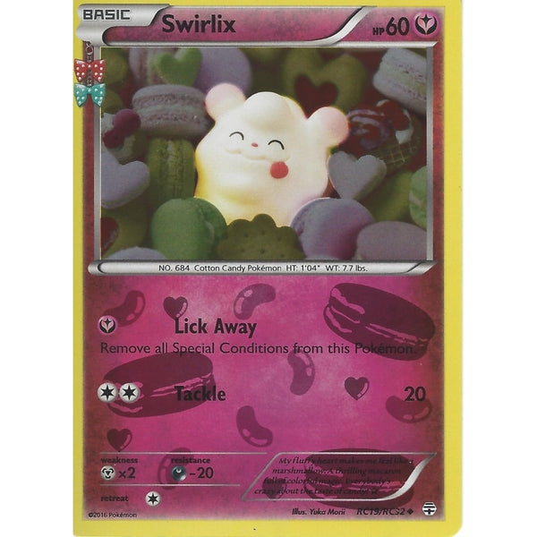 POKEMON GENERATION RADIANT COLLECTION - SWIRLIX RC19/RC32 HOLO