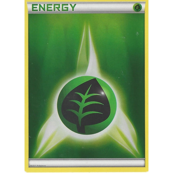 Pokemon GRASS ENERGY - HOLO / REV HOLO FROM THE RED GENESECT BOX