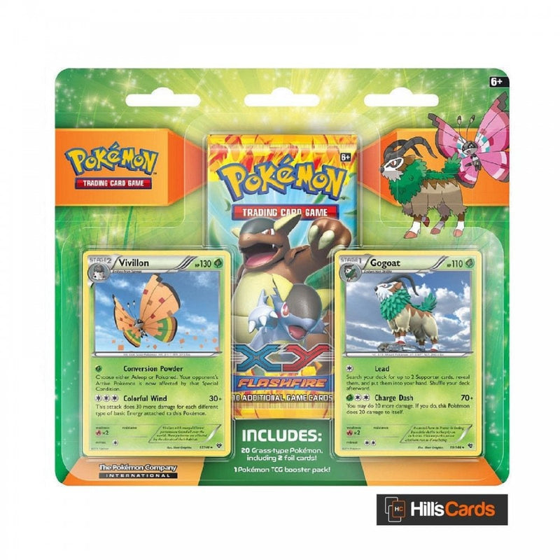 Pokemon Grass Gym Collector Pack: Triple Blister 3 Booster - Vivillon - Recaptured LTD Pokemon Grass Gym Collector Pack: Triple Blister 3 Booster - Vivillon - Recaptured LTD