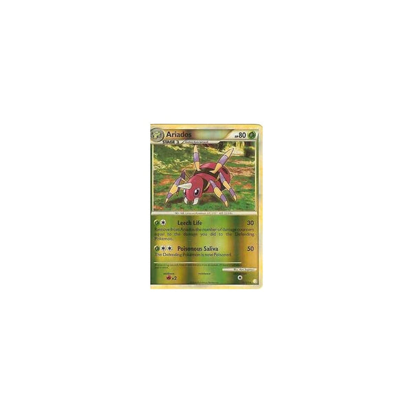 POKEMON HGSS - ARIADOS 15/123 - RARE - Reverse Holo