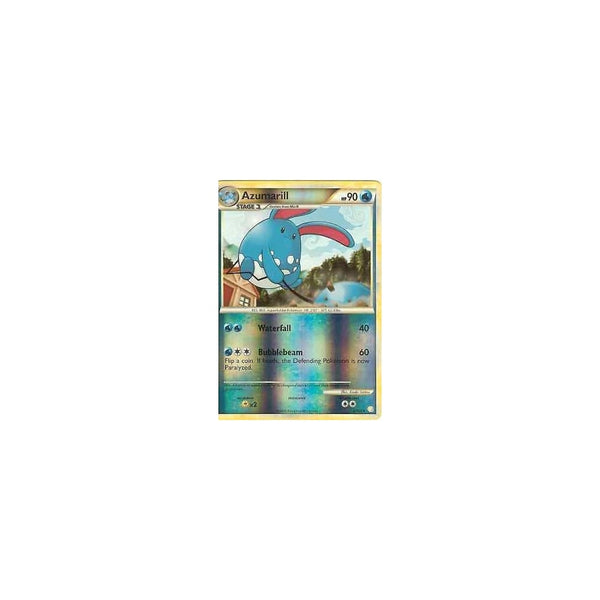 POKEMON HGSS - AZUMARILL 2/123 - RARE - Reverse Holo