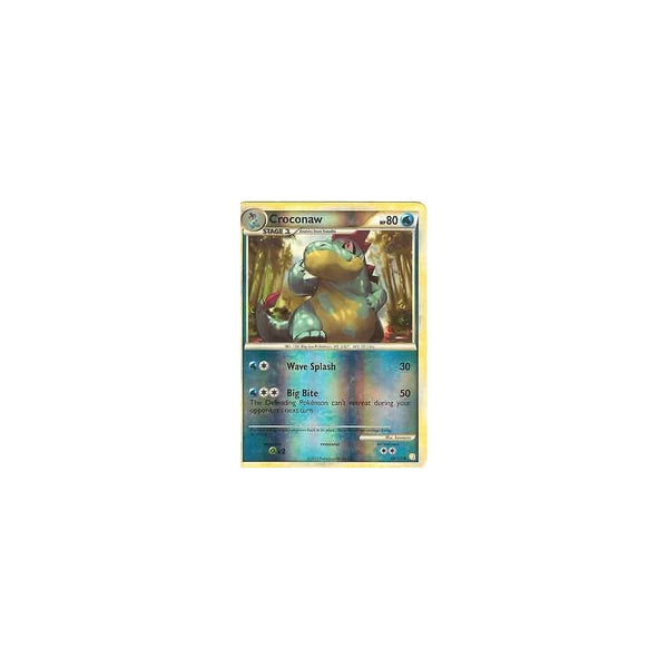 POKEMON HGSS - CROCONAW 38/123 - Reverse Holo