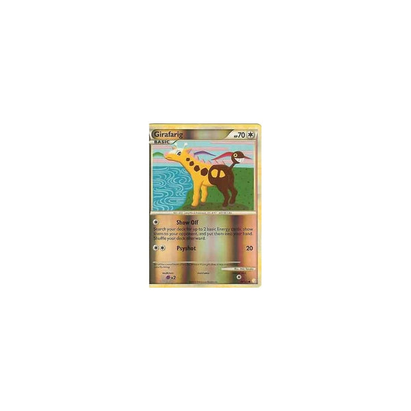 POKEMON HGSS - GIRAFARIG 64/123 - Reverse Holo