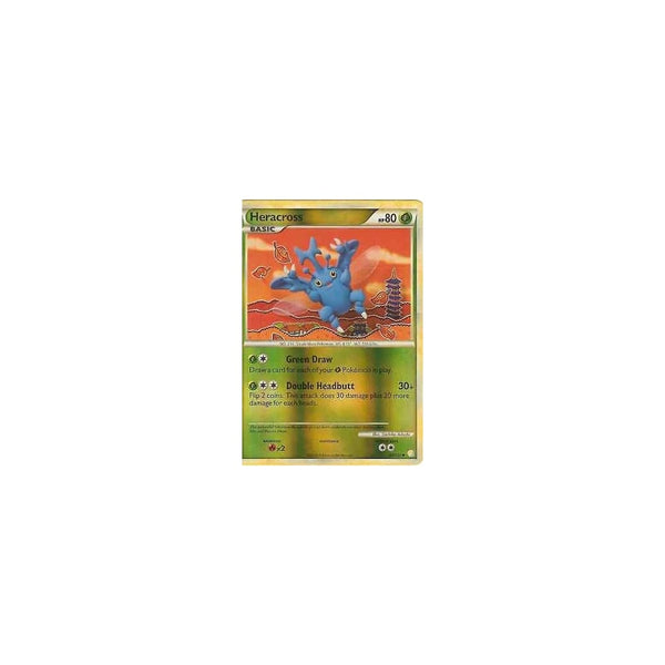 POKEMON HGSS - HERACROSS 43/123 - Reverse Holo