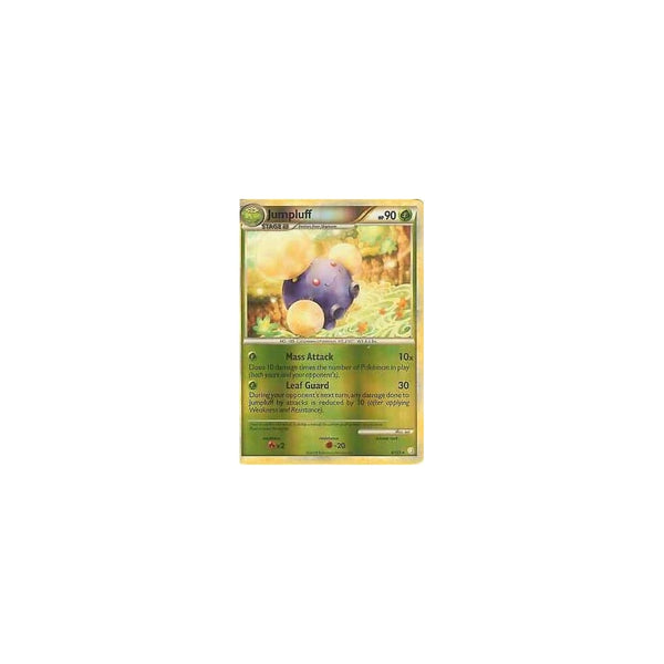 POKEMON HGSS - JUMPLUFF 6/123 - RARE - Reverse Holo