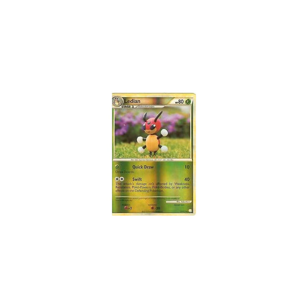 POKEMON HGSS - LEDIAN 25/123 - RARE - Reverse Holo