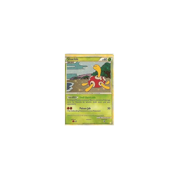 POKEMON HGSS - SHUCKLE 11/123 HP60 - RARE HOLO