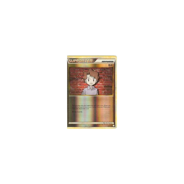 POKEMON HGSS - SUPPORTER - BILL 89/123 - Reverse Holo