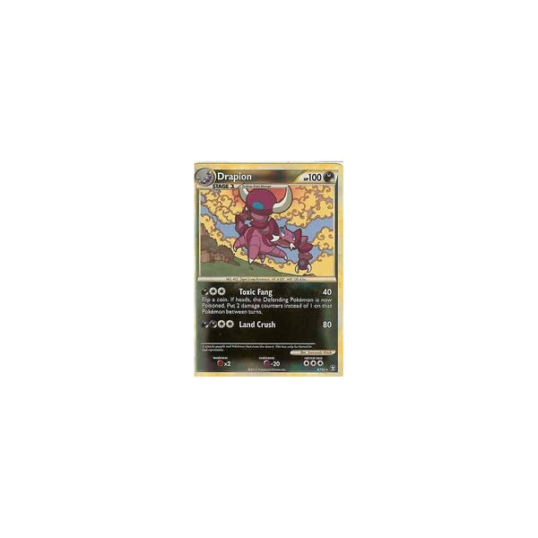 Pokemon HGSS Triumphant: DRAPION 4/102 - Reverse Holo