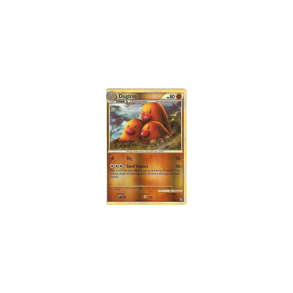 Pokemon HGSS Triumphant: DUGTRIO 19/102 - Reverse Holo