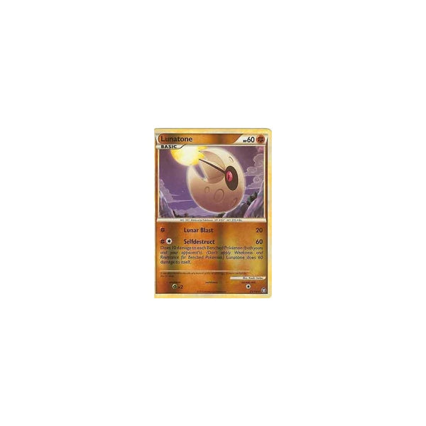 Pokemon HGSS Triumphant: LUNATONE 25/102 - Reverse Holo