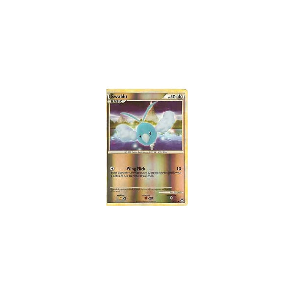 Pokemon HGSS Triumphant: SWABLU 78/102 - Reverse Holo