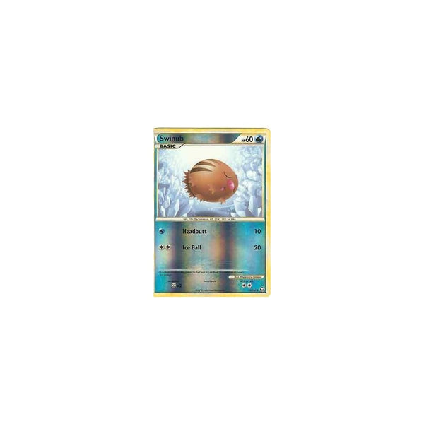 Pokemon HGSS Triumphant: SWINUB 79/102 - Reverse Holo