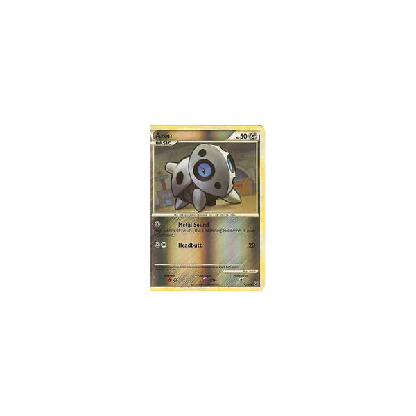 Pokemon HGSS Undaunted: ARON 42/90 - Reverse Holo