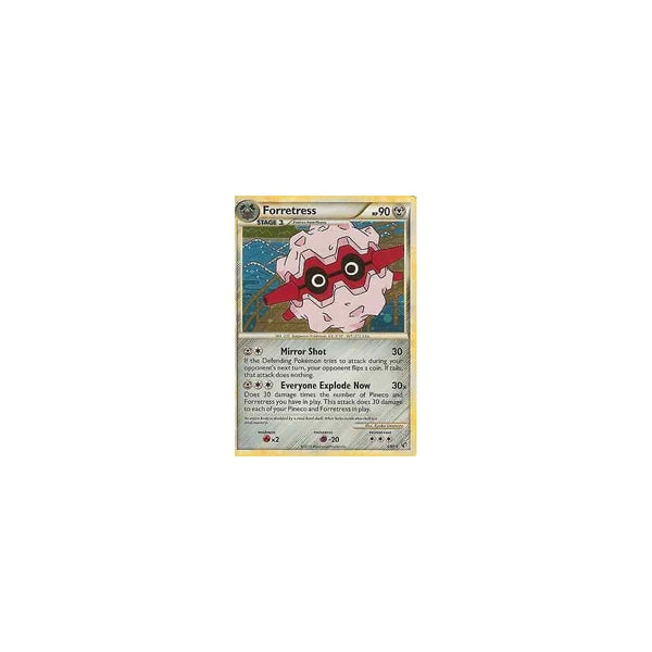 Pokemon HGSS Undaunted: FORRETRESS 3/90 - RARE HOLO
