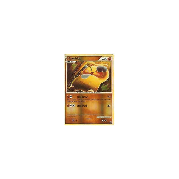Pokemon HGSS Undaunted: MAKUHITA 55/90 - Reverse Holo