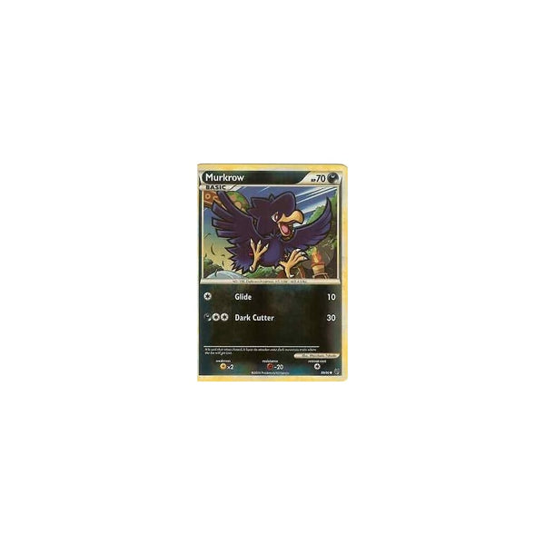 Pokemon HGSS Undaunted: MURKROW 59/90 - Reverse Holo