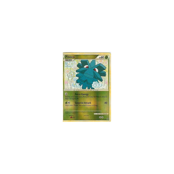 Pokemon HGSS Undaunted: PINECO 63/90 - Reverse Holo