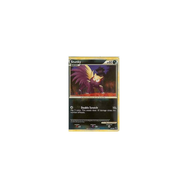 Pokemon HGSS Undaunted: STUNKY 69/90 - Reverse Holo