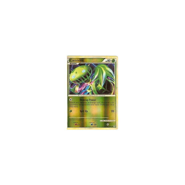 Pokemon HGSS Unleashed: CARNIVINE 46/95 - Reverse Holo