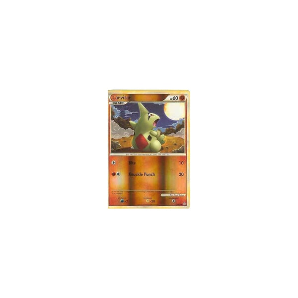 Pokemon HGSS Unleashed: LARVITAR 51/95 - Reverse Holo