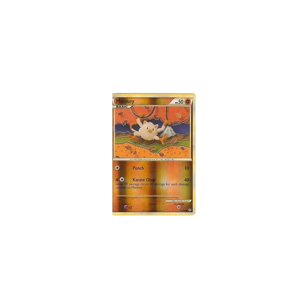 Pokemon HGSS Unleashed: MANKEY 53/95 - Reverse Holo