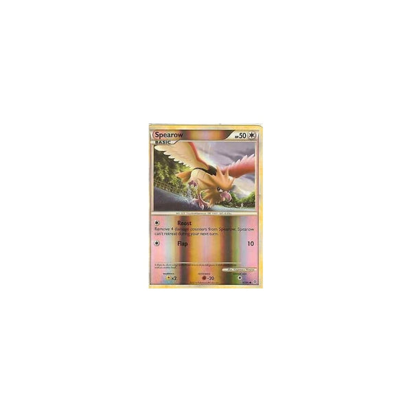 Pokemon HGSS Unleashed: SPEAROW 62/95 - Reverse Holo