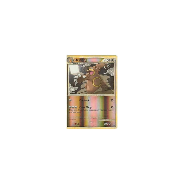 Pokemon HGSS Unleashed: URSARING 27/95 RARE - Reverse Holo
