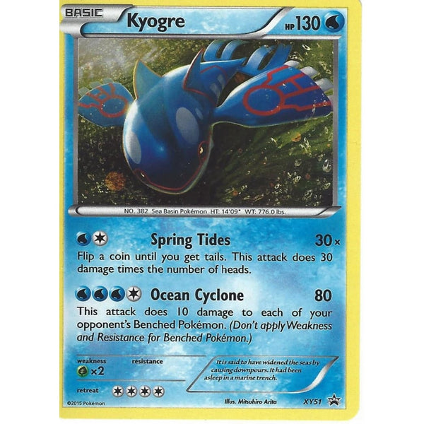 Pokemon KYOGRE XY51 PROMO HOLO