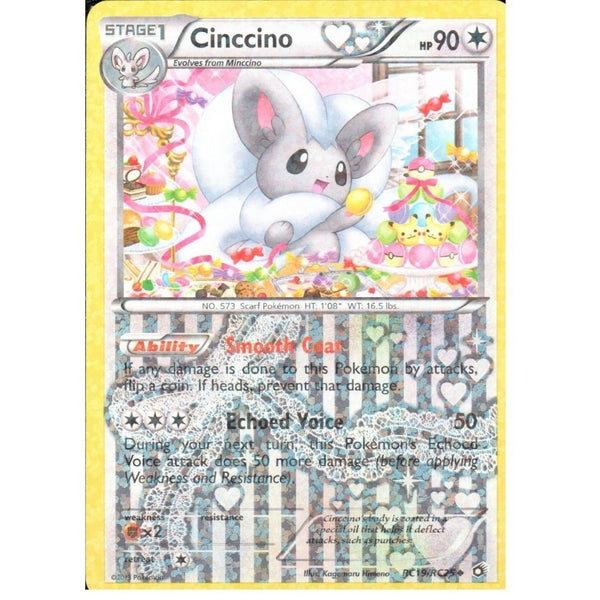 POKEMON Legendary Treasures - RADIANT COLLECTION - CINCCINO RC19/RC25 HOLO