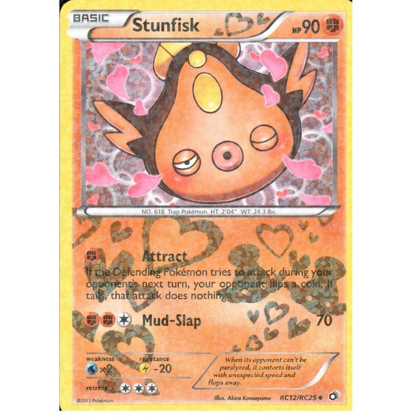 POKEMON Legendary Treasures - RADIANT COLLECTION - STUNFISK RC12/RC25 HOLO