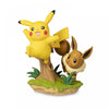 Pokemon Pikachu &amp; Eevee Poke Ball Collection - Booster Packs, Promo Cards + Figure