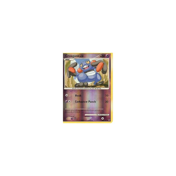 POKEMON PLAT SUPREME VICTORS CROAGUNK 101/147 REV HOLO