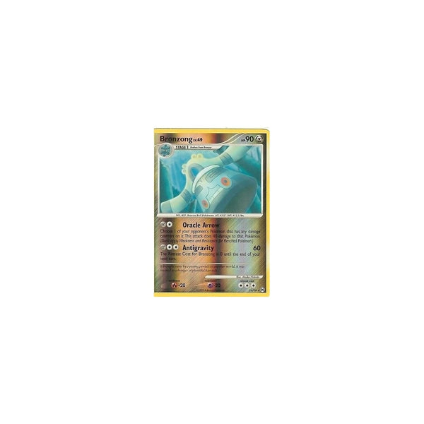 Pokemon Platinum Arceus: BRONZONG Lv.49 14/99 Reverse Holo