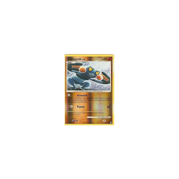 Pokemon Platinum Arceus: CROAGUNK 61/99 Reverse Holo