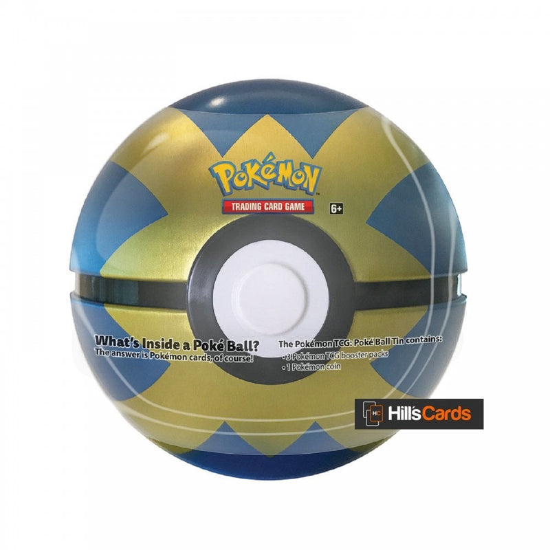 Pokemon Poke Ball TCG Tin - Quick Ball - 3 Pokemon Booster Packs + Fli - Recaptured LTD Pokemon Poke Ball TCG Tin - Quick Ball - 3 Pokemon Booster Packs + Fli - Recaptured LTD