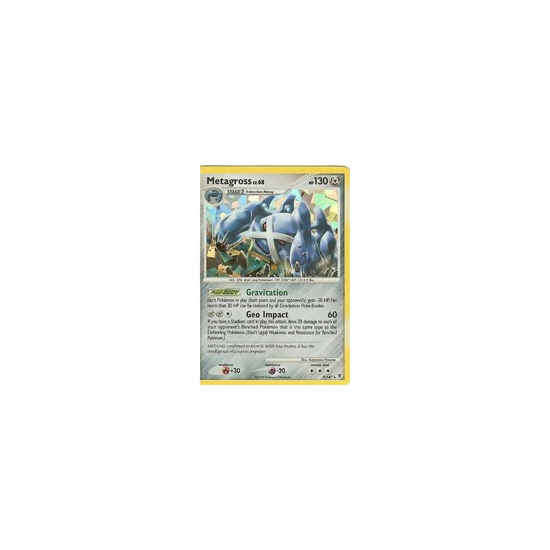 Pokemon PROMO CARD - METAGROSS HP130 - 7/147 - HOLO