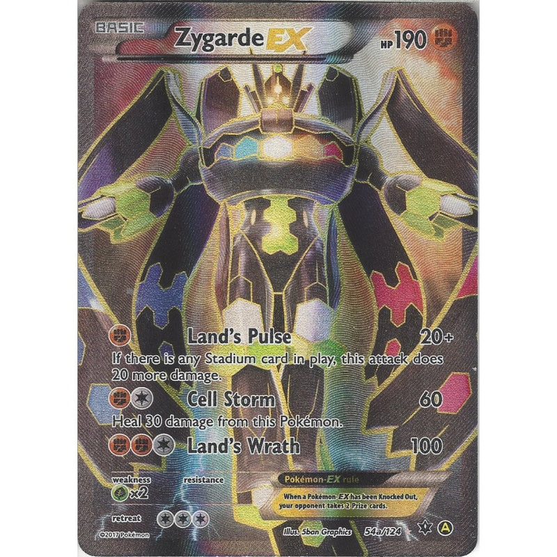Pokemon Promo Card: Zygarde EX - 54a/124 - Rare Ultra - Recaptured LTD Pokemon Promo Card: Zygarde EX - 54a/124 - Rare Ultra - Recaptured LTD