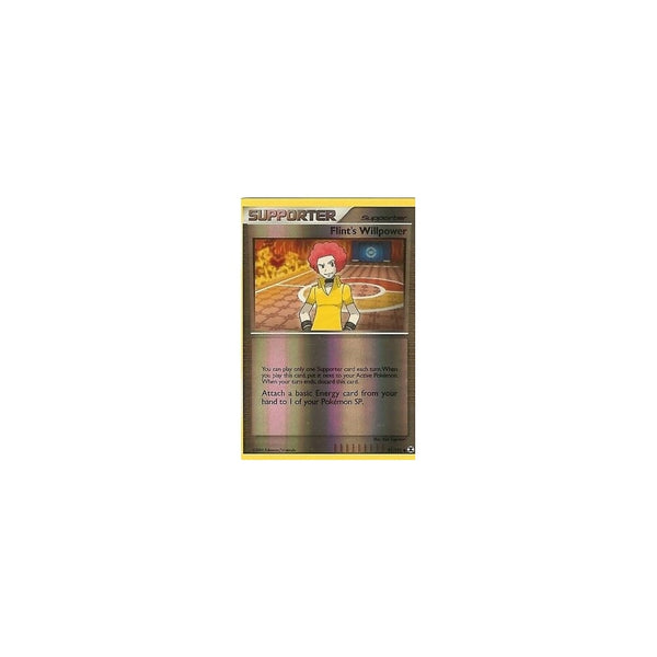 POKEMON RISING RIVALS FLINT'S WILLPOWER 91/111 Reverse Holo