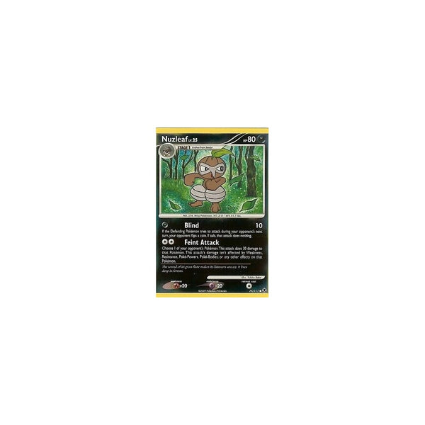 Pokemon Rising Rivals: NUZLEAF 75/111 Reverse Holo