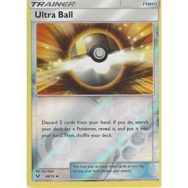 Pokemon Shinig Legends Card: ULTRA BALL - Trainer - 68/73 - Reverse Holo