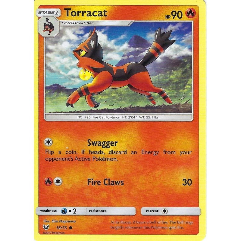 Pokemon Shining Legends Card: TORRACAT - 16/73
