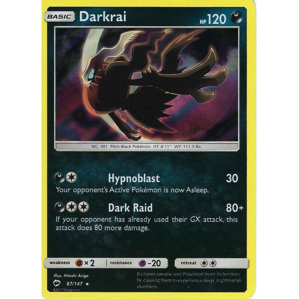 Pokemon SM-3 Burning Shadows: DARKRAI - 87/147 - Holo