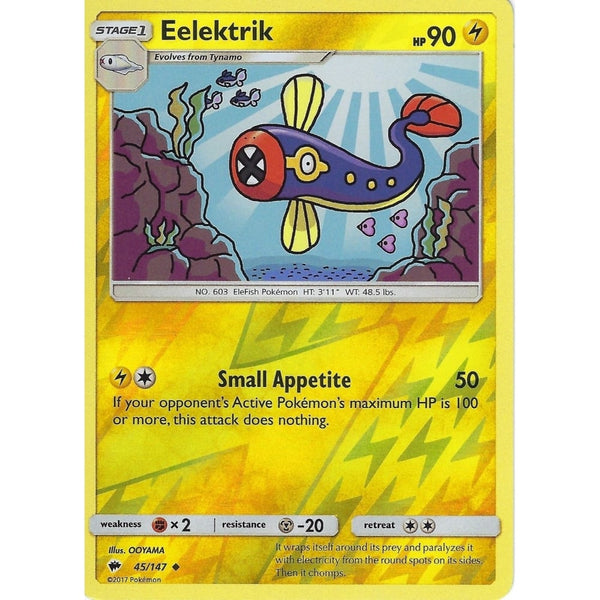 Pokemon SM-3 Burning Shadows: EELEKTRIK - 45/147 - Reverse Holo