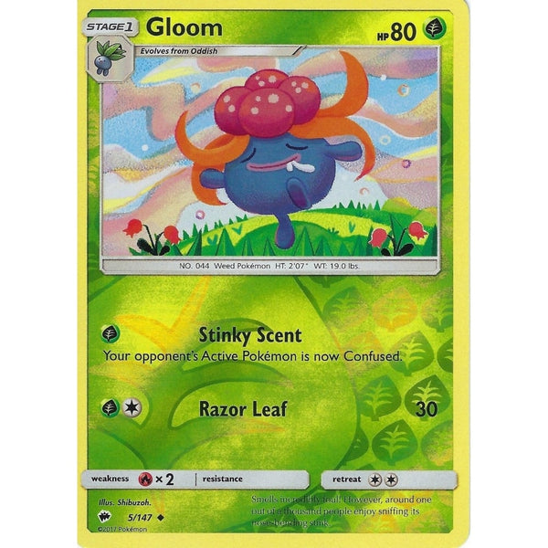Pokemon SM-3 Burning Shadows: GLOOM - 5/147 - Reverse Holo