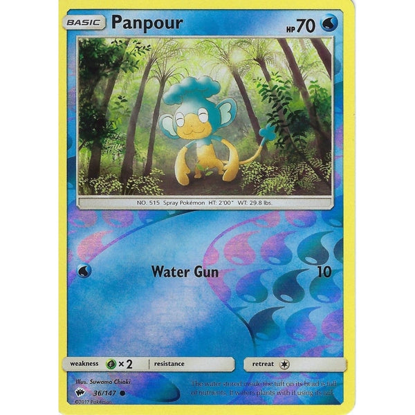 Pokemon SM-3 Burning Shadows: PANPOUR - 36/147 - Reverse Holo