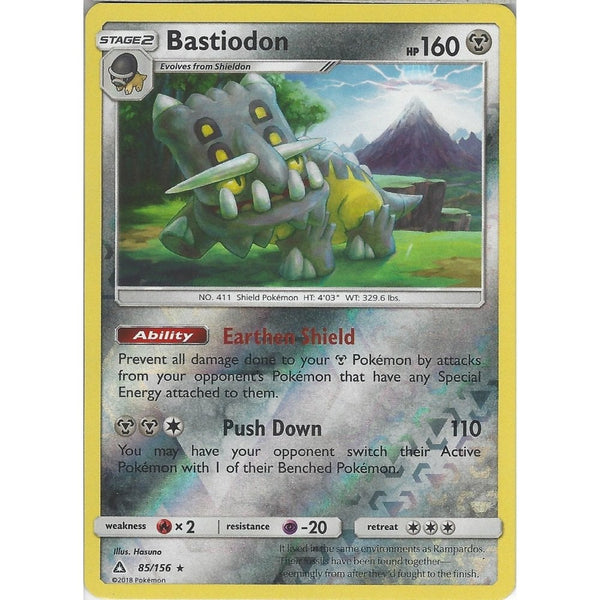 Pokemon SM-5 Ultra Prism Card: Bastiodon - 85/156 - Reverse Holo