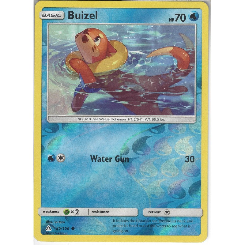 Pokemon SM-5 Ultra Prism Card: Buizel - 35/156 - Reverse Holo - Recaptured LTD Pokemon SM-5 Ultra Prism Card: Buizel - 35/156 - Reverse Holo - Recaptured LTD